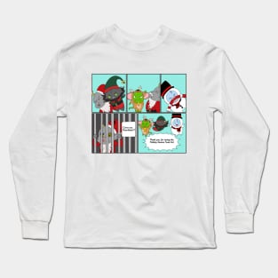 Fun Christmas Comic Finale Long Sleeve T-Shirt